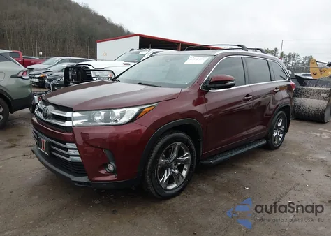 2019 Toyota Highlander Limited Platinum z USA, uszkodzony, nr VIN 5TDDZRFH1KS722652